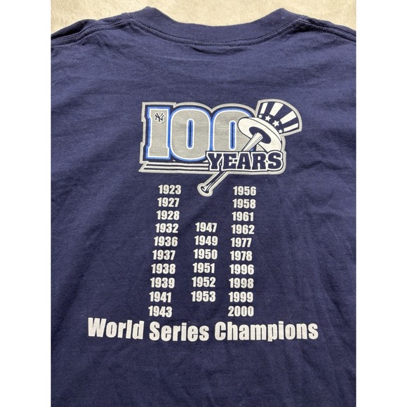 New York Yankees Bronx Bombers Long Sleeve T Shirt Men's Size XL 100th Year - Picture 9 of 9